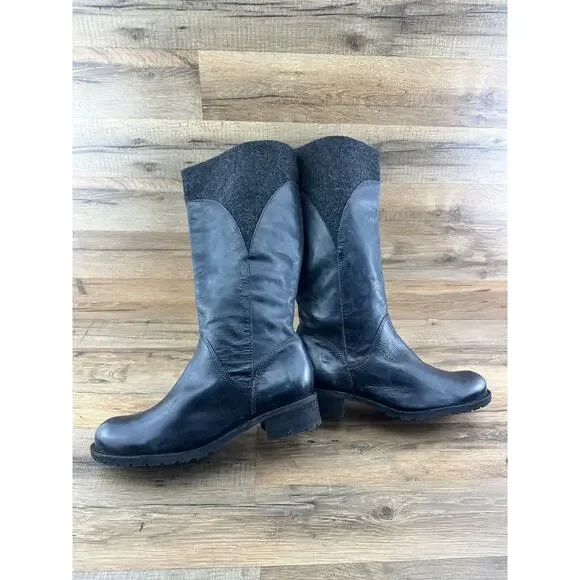 L.L. Bean Women’s Deerfield Leather/Wool Boots size 11 - Picture 7 of 12